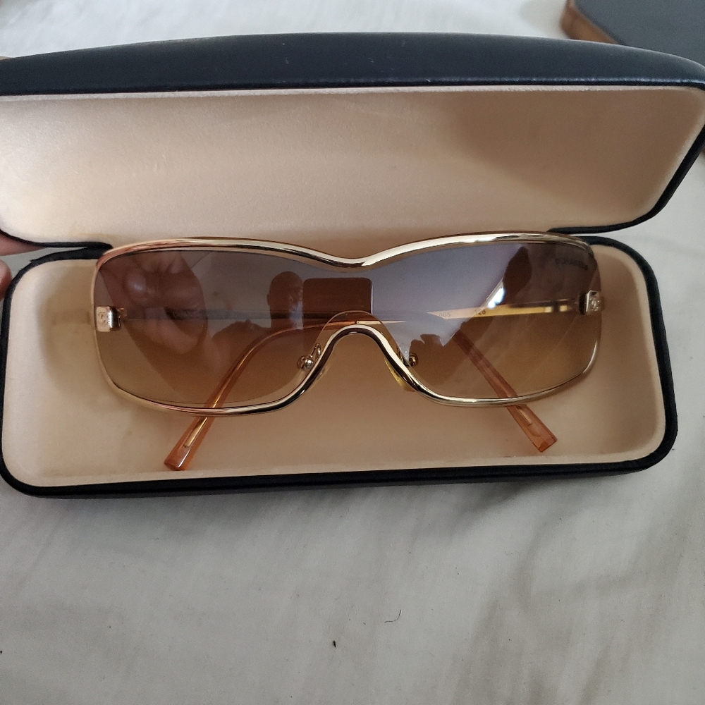 Chanel Gold Sunglasses